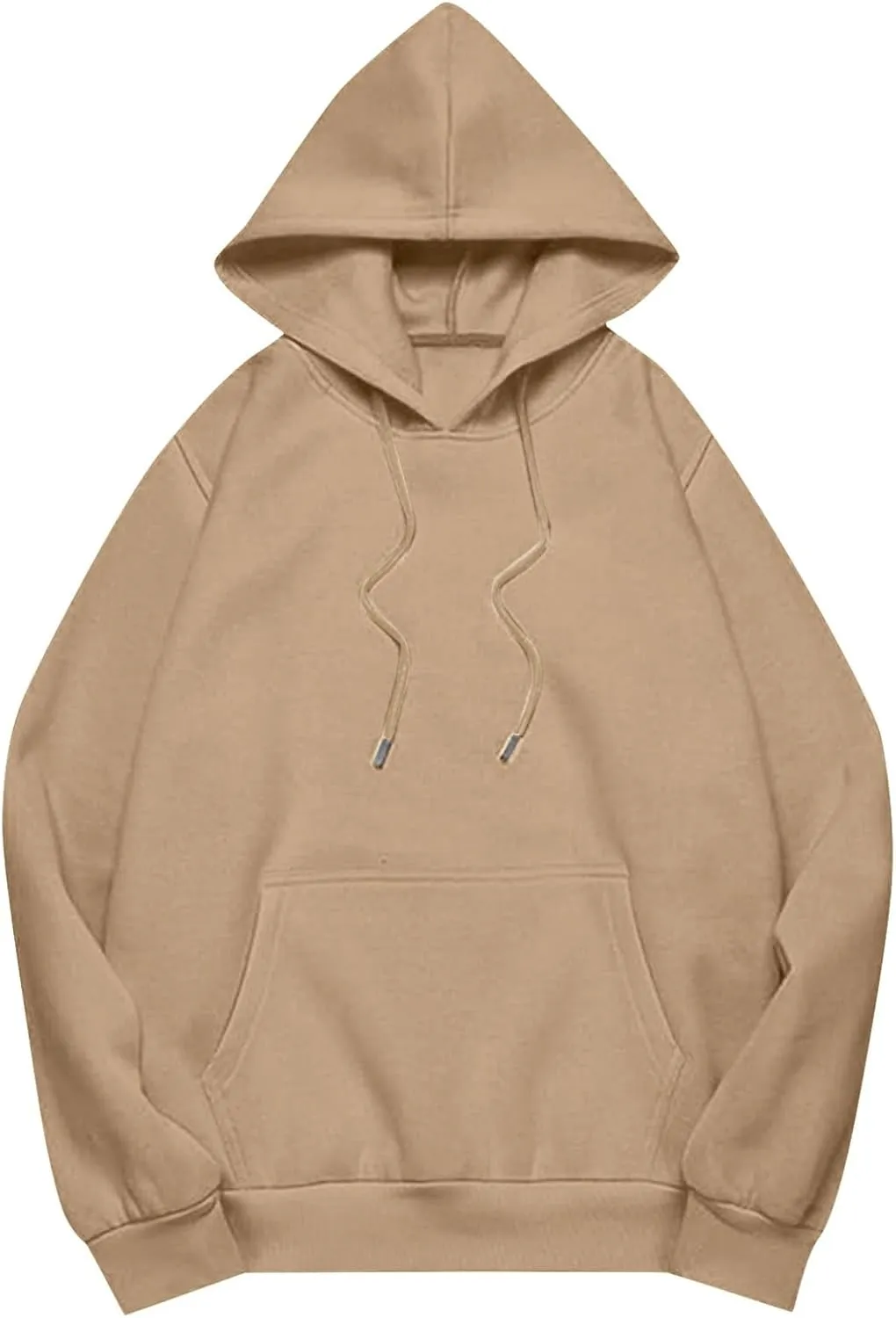 Womens Oversized Hoodies Fleece Sweatshirts Long Sleeve Fleece Sweater Pocket Pullover Fall Outfit Winter Fashion Y2k Clothes