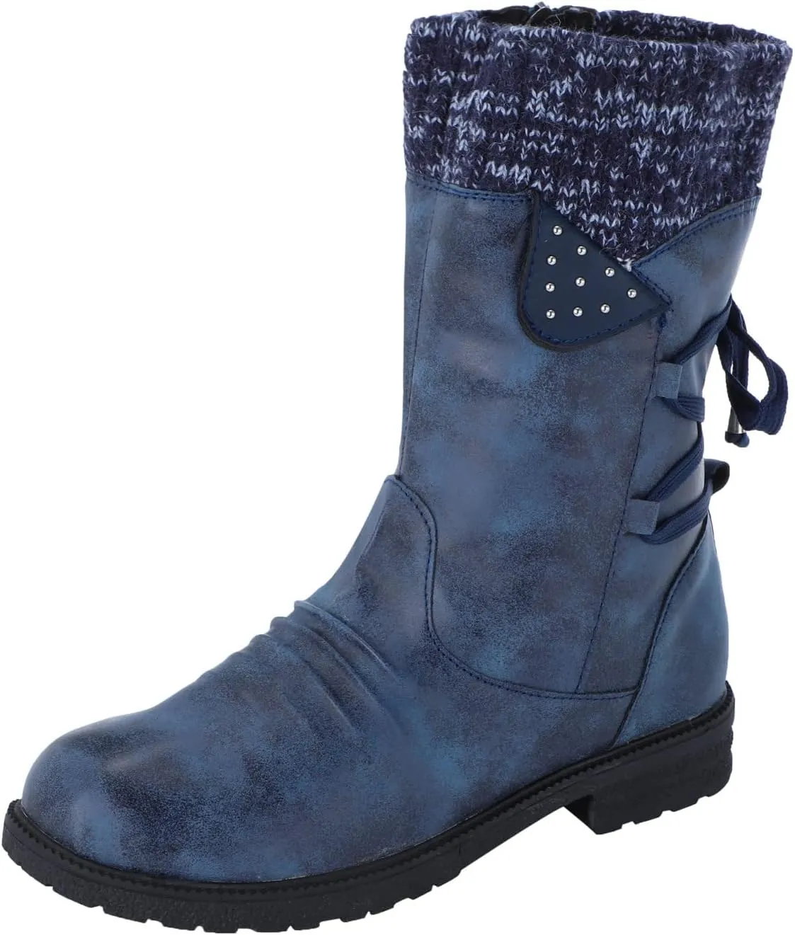 Women's Snow Boots Waterproof Size 12 Womens Tall Snow Boots Waterproof Wide Calf Winter Boots for Women Plus Size Outdoor Boots Women Slip on Tall Winter Boots for Women Fashion