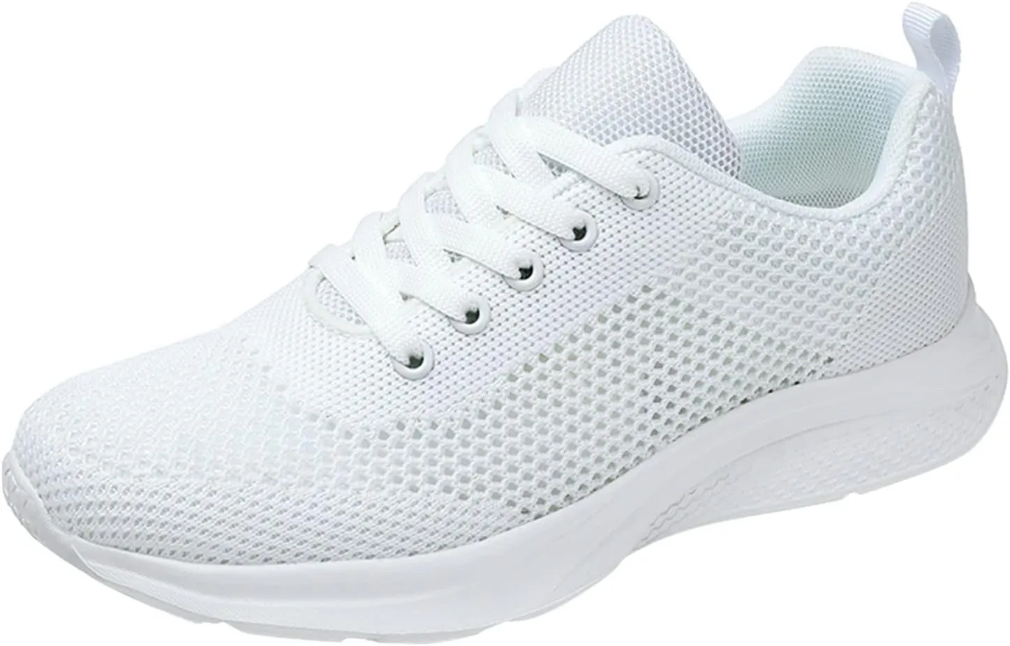 Women's Walking Shoes Lace Up Mesh Lightweight Tennis Fashion Sneakers Sports Workout Gym Shoes for Running Jogging Bowling