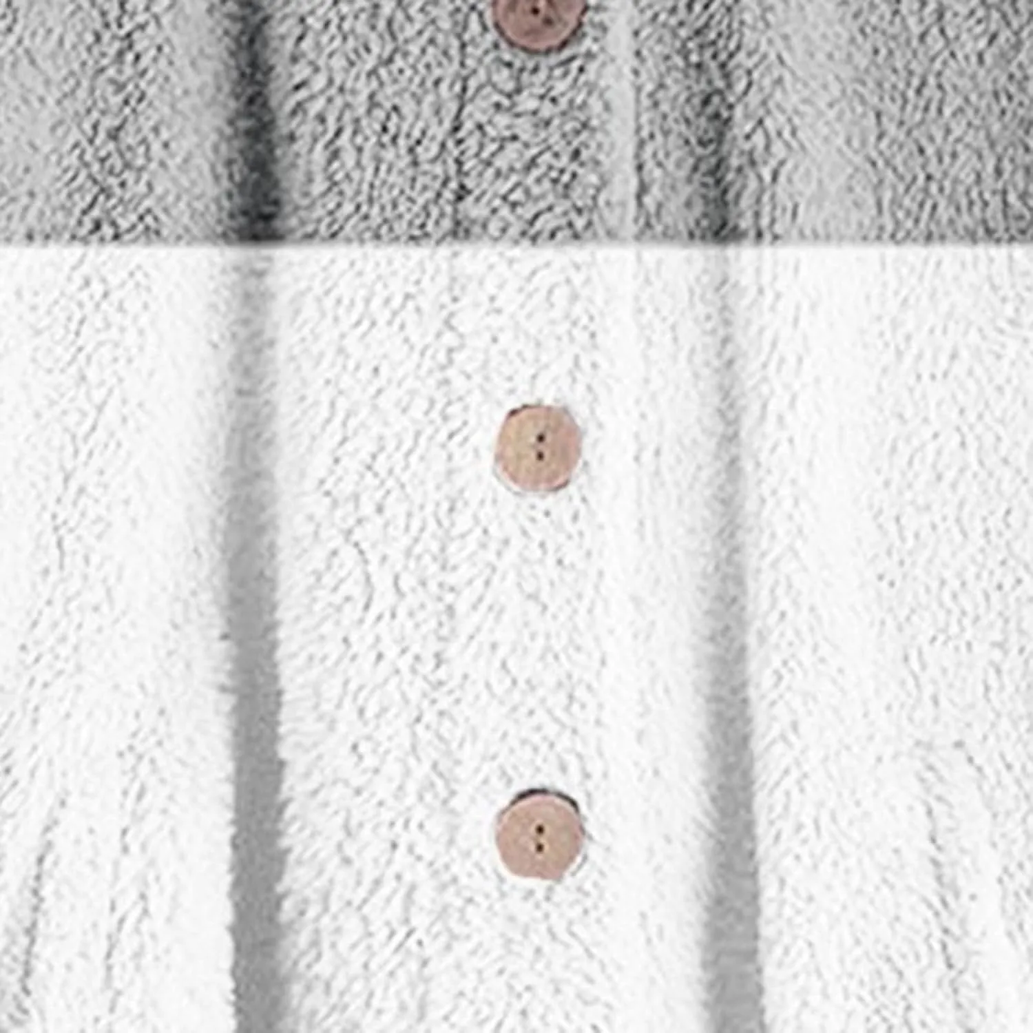 Womens Winter Jacket Coats Button Hem Plus Size Hoodie Top Sweater Blouse Thermal Sweatshirt Outerwear Women