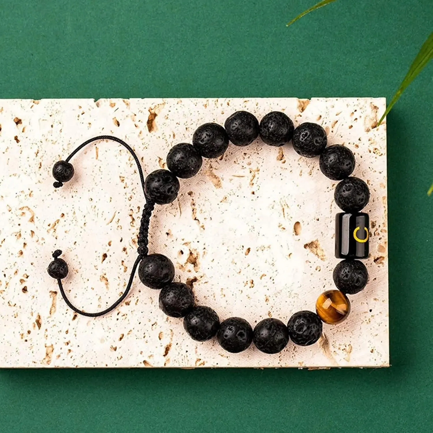 Woven Bracelets for Women, Men Simple Bracelet Crystal Alphabet Beaded Vintage Healing Jewelry Gifts