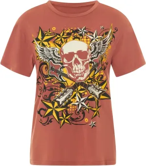 Y2K Grunge Graphic Tees for Teens Girl Vintage Fairy Grunge Emo Goth Short Sleeve Baggy T-Shirt Going Out Streetwear