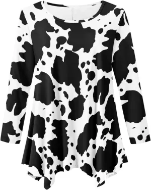 YEXIATODO Plus Size Womens Tops Tunic Tops for Women Loose Fit S-3XL