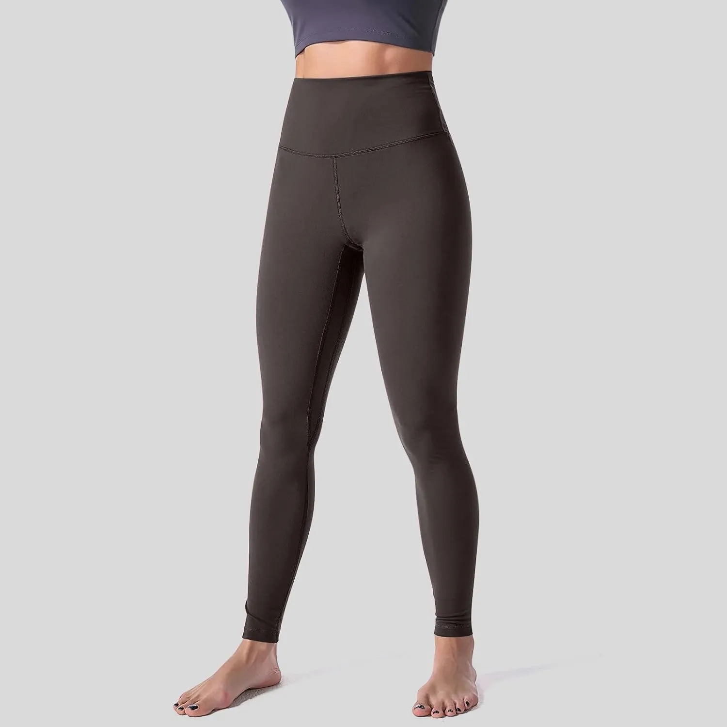 Yoga Women Straight Dress Pants with Pockets Tall Petite Regular for Work Business Thick Leggings for Women Plus