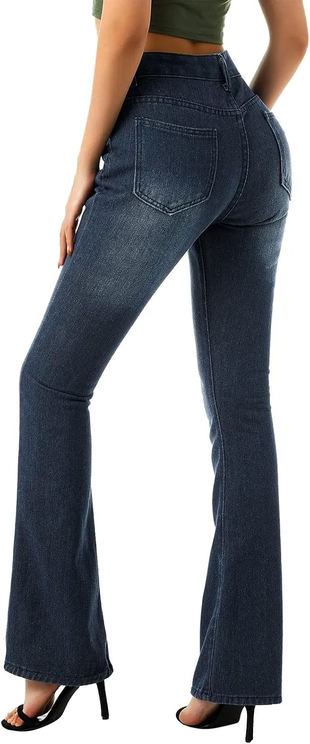Zempertoopa Womens Y2K Baggy Jeans Wide Leg Straight Grunge Denim Pants High Waist Casual Loose Cargoes Trouser Streetwear