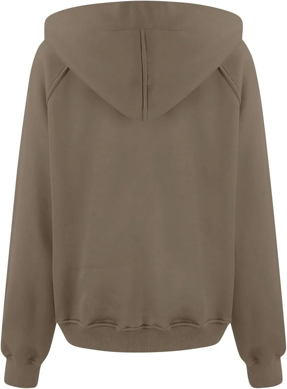 Zip Up Hoodie Women Fall Winter Sweatshirt Drop Shoulder Half Zip Pullover Sweaters Long Sleeve Tops With Pocket