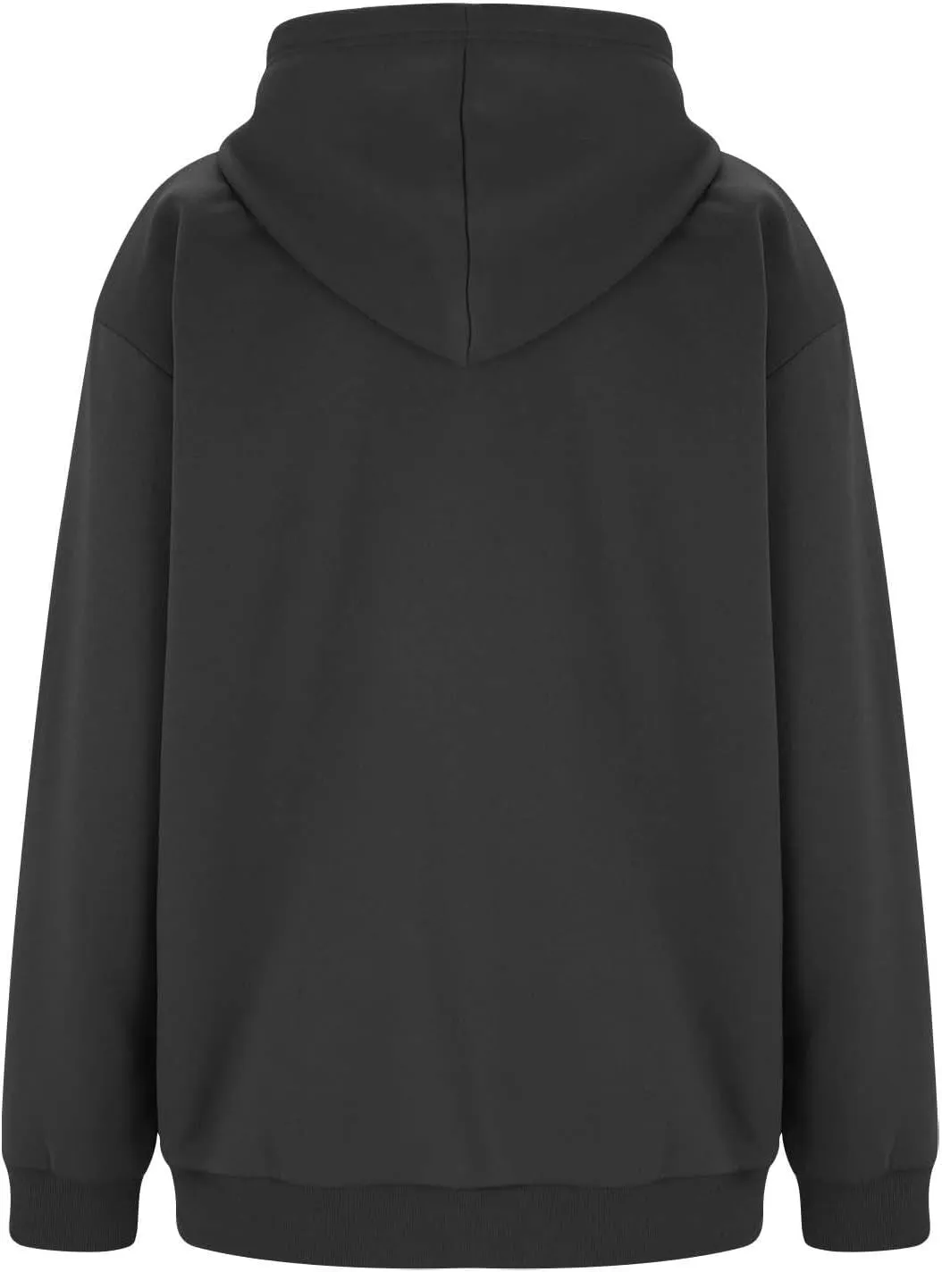 Zip Up Hoodie Women Fleece Oversized Sweatshirt Hoodies Casual Drawstring Hooded Sports Sweat Jackets with Pockets