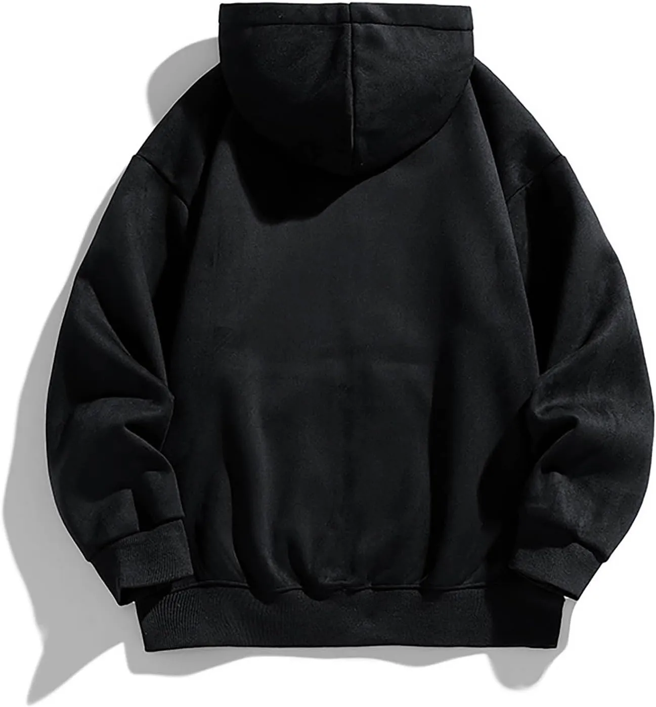 Zip Up Hoodies for Men Fleece Cotton Casual Lightweight Long Sleeve Track Jackets with Pockets Jersey Sweatshirts
